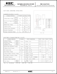 Click here to download BC549 Datasheet