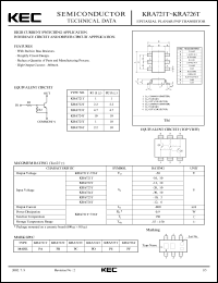 Click here to download KRA721T Datasheet