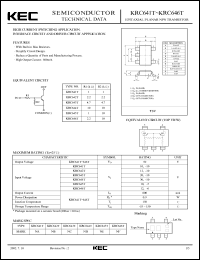 Click here to download KRC643T Datasheet
