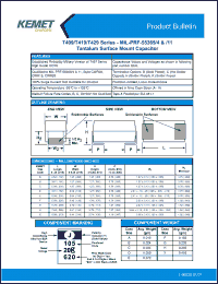 Click here to download T409A105J020MC4252 Datasheet