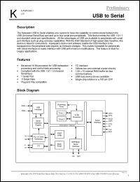 Click here to download KL5KUSB105 Datasheet