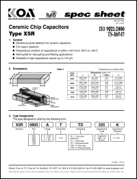 Click here to download X5R0805ATTE225K Datasheet