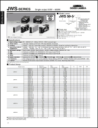 Click here to download JWS100-3 Datasheet