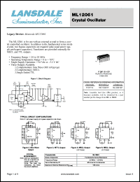 Click here to download ML12061EP Datasheet