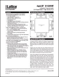 Click here to download ispLSI5128VE-125LT128 Datasheet