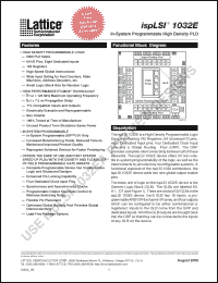 Click here to download ISPLSI1032E125LJ Datasheet