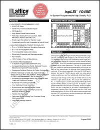 Click here to download ISPLSI1048E Datasheet