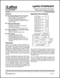 Click here to download ISPPAC-POWR1014-01T48I Datasheet