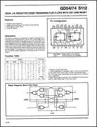 Click here to download GD74S112 Datasheet