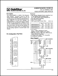 Click here to download GMM79256NS80 Datasheet