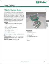 Click here to download TMOV34S151M Datasheet