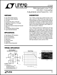 Click here to download LT1109CZ-12 Datasheet