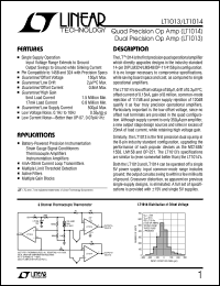 Click here to download LT1013CN8 Datasheet