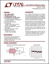 Click here to download LTC1596-1CCN Datasheet