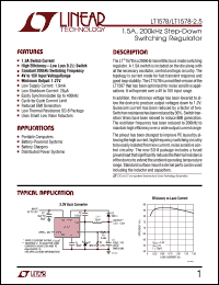 Click here to download LT1578CS8-2.5 Datasheet