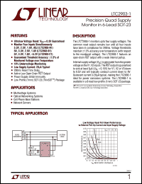 Click here to download LTC2903CS6-C1 Datasheet