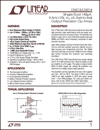 Click here to download LT6013CDD Datasheet