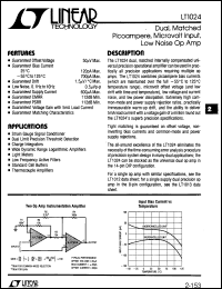 Click here to download LT1024M Datasheet