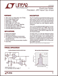 Click here to download LT1113AMJ8 Datasheet