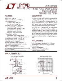 Click here to download LT1212IS Datasheet