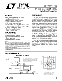 Click here to download LT1270CT Datasheet