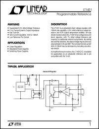 Click here to download LT1431IN8 Datasheet