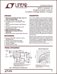 Click here to download LT1513CR-2 Datasheet