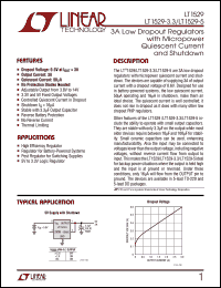 Click here to download LT1529CT-3.3 Datasheet