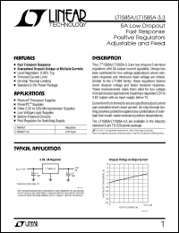 Click here to download LT1585ACT-3.3 Datasheet