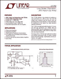 Click here to download LT1792CN8 Datasheet