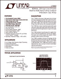 Click here to download LT1800IS5 Datasheet