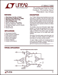 Click here to download LT1885CS Datasheet