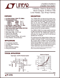 Click here to download LT6200CS8-10 Datasheet