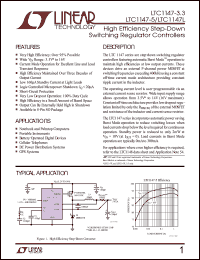 Click here to download LTC1147IS8-3.3 Datasheet