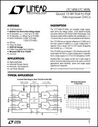 Click here to download LTC1458LCSW Datasheet