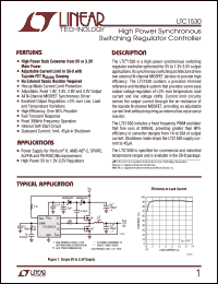 Click here to download LTC1530IS8-3.3 Datasheet