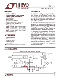 Click here to download LTC1743CFW Datasheet