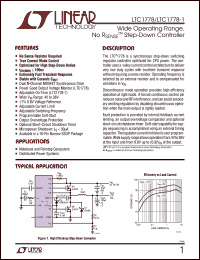 Click here to download LTC1778-1 Datasheet