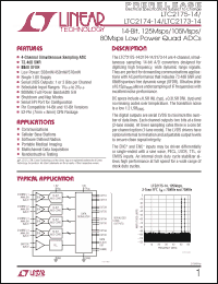 Click here to download LTC2173CUKG-14 Datasheet