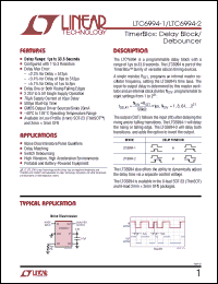 Click here to download LTC6994IDCB-1TRMPBF Datasheet