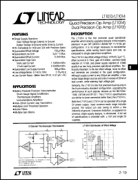 Click here to download LT1013AMJ8/883 Datasheet