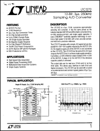 Click here to download LTC1272-3CCJ Datasheet