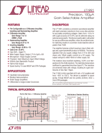Click here to download LT1991CMS-PBF Datasheet