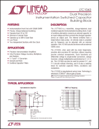 Click here to download LTC1043CSW Datasheet