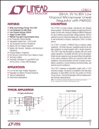 Click here to download LT3011IDDTRPBF Datasheet