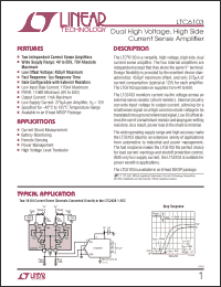 Click here to download LTC6103IMS8 Datasheet