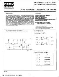 Click here to download SG55474L/883B Datasheet