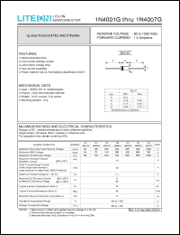 Click here to download 1N4001G Datasheet