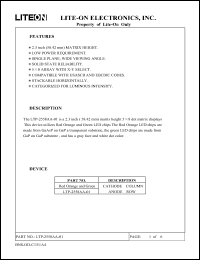 Click here to download LTP-2558AA-01 Datasheet