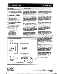 Click here to download L7C168PC45 Datasheet